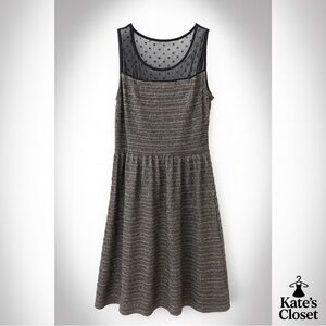 Black and Silver Women's Dress (Medium)